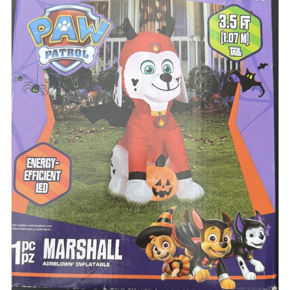 Paw Patrol Marshall Halloween Airblown Inflatable 3.5 Ft Gemmy Open Box